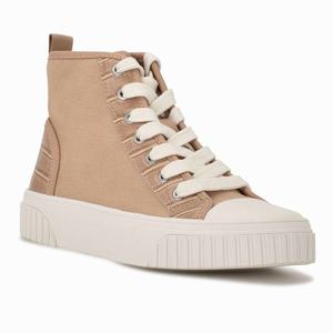 Nine West Dyiane High Top Sneakers - Brown - Ireland (HO4207918)